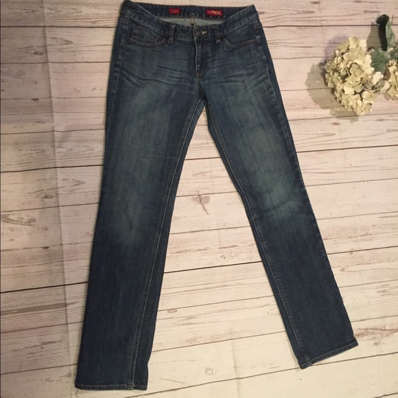 Express 'Stella' Medium Wash Skinny Jeans SZ 4R - Picture 5 of 7